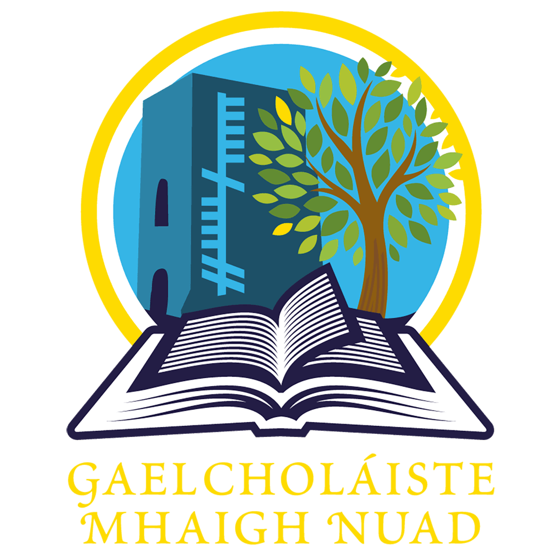 Gaelcholaiste Mhaigh Nuad logo